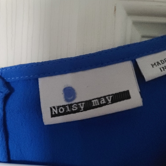 Royal Blue Shorts Romper Size S - Picture 4 of 7